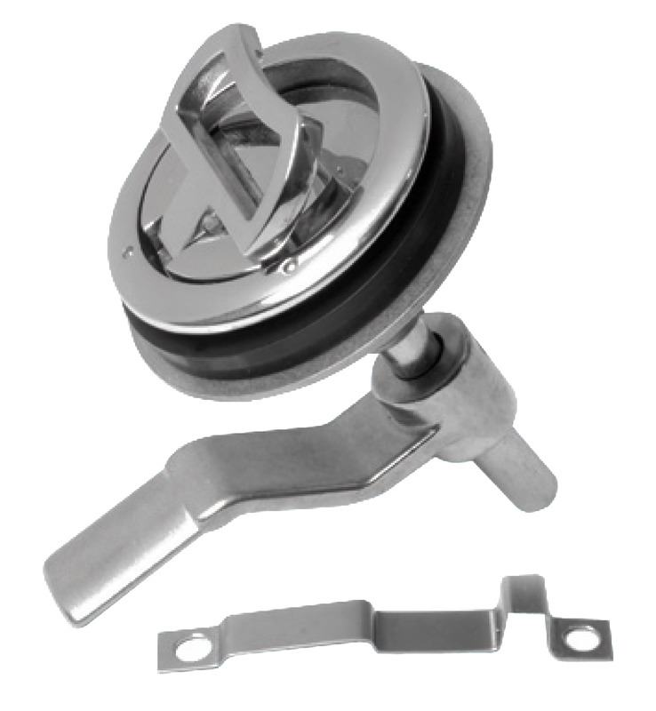 Flush pull, SS, no lock