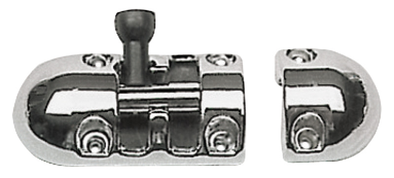 Chromed brass bolt lock 85x31 mm