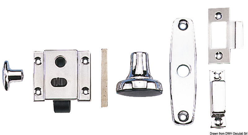 Lock w/over-hanged handle