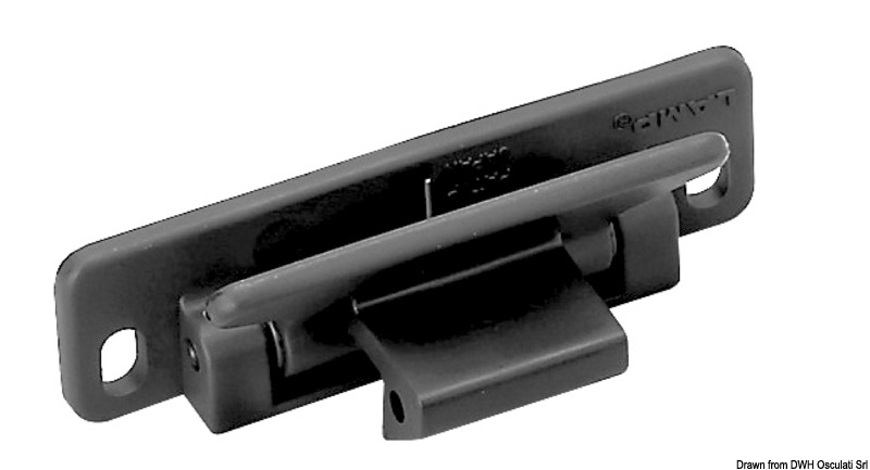 Snap lever lock - black