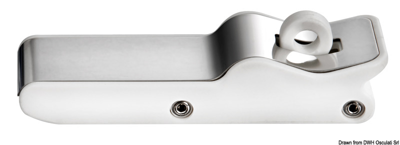 Anti-vibration eccentric lever lock - padlock eye