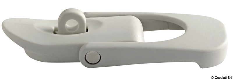 Locker latch made of technopolymer