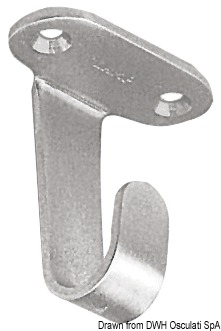 Polished SS ceiling hook 45 mm