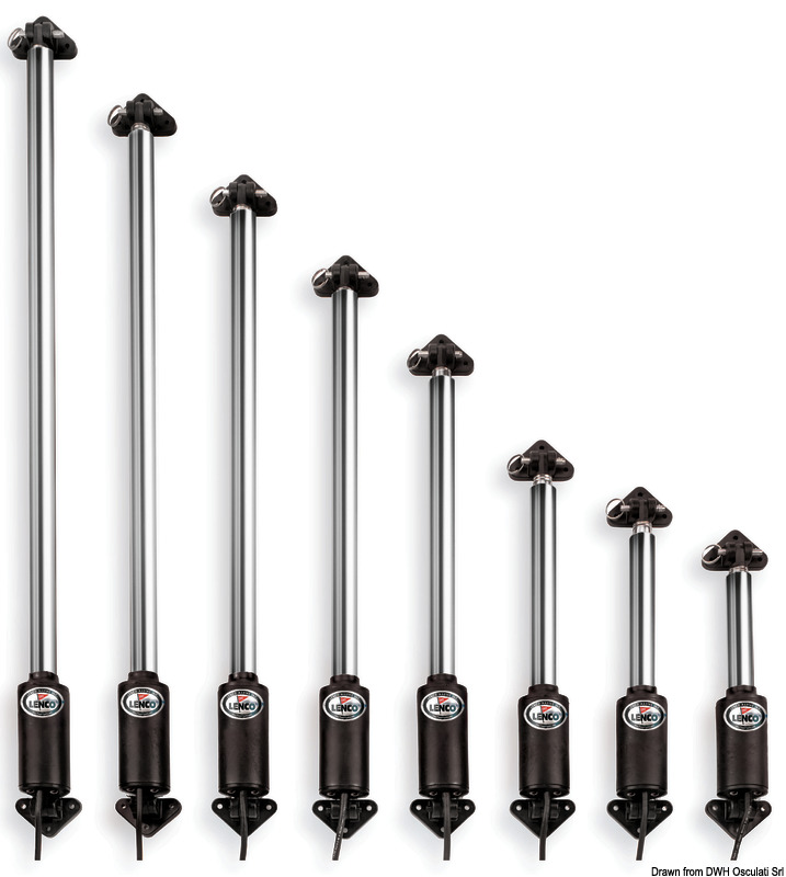 LENCO linear powered stay 839/1347mm 24V