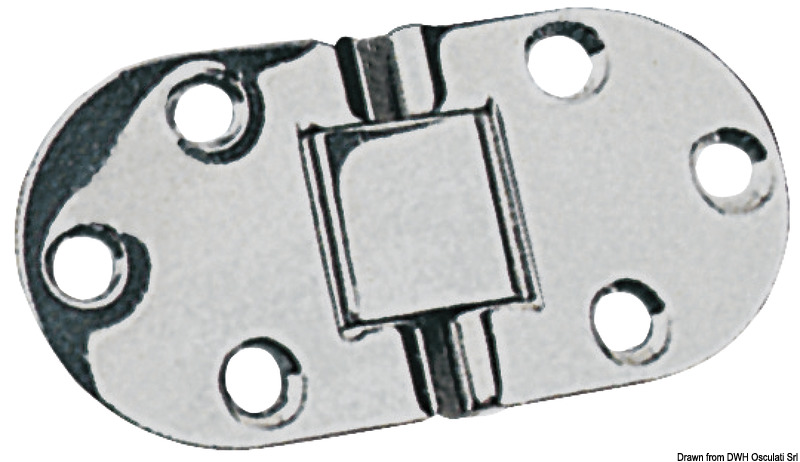 Foldable hinge 76x38 mm