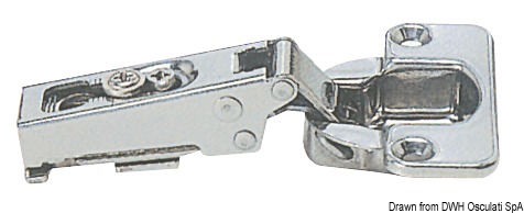Spring hinge 15-19 mm 94x54 mm