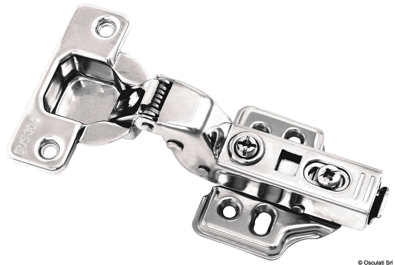 Spring hinge for Soft Close doors Inset