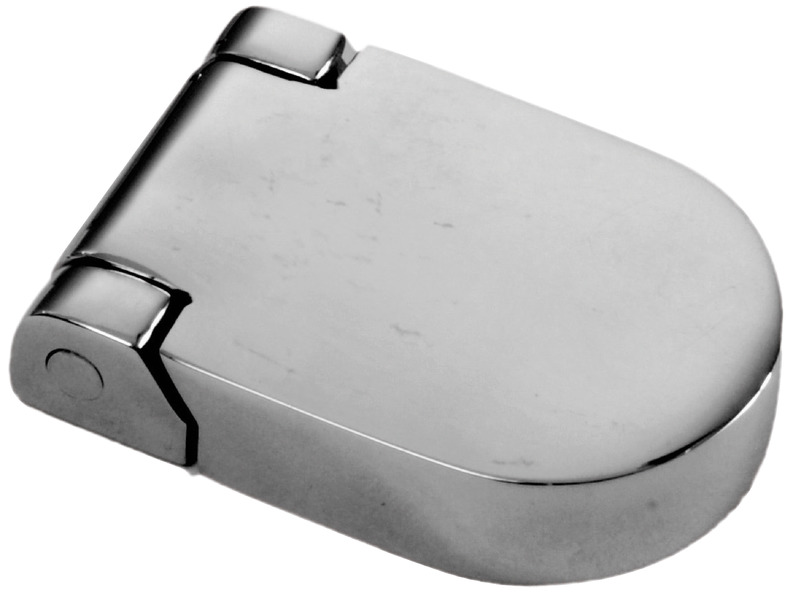 Hinge mirror-polished AISI316 45x30 mm