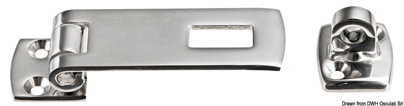 Drop-down hasp AISI316 75x26 mm
