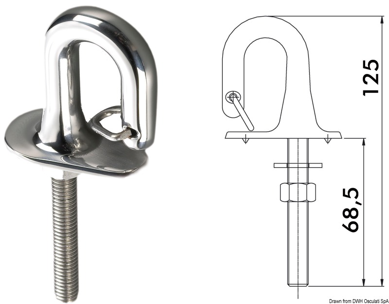 SS spring-locking ring