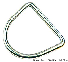D-ring 8x50 mm