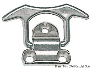 Foldable bollard AISI316 48x49 mm