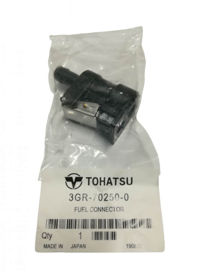 Genuine Tohatsu Outboard Fuel Connector 8mm Engine End