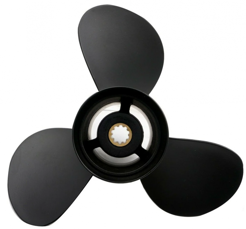 Propeller 3R0B64525 9.9x12 5211-099-12 Tohatsu Mercury Honda 25-30HP 3 Blade Aluminum