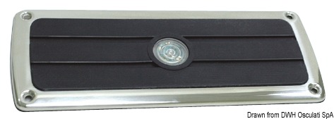 Footrest AISI316 213x57 mm