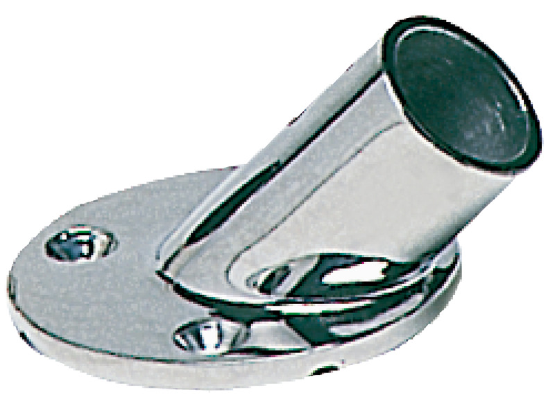 Round fitting for pulpit 45° 22 mm