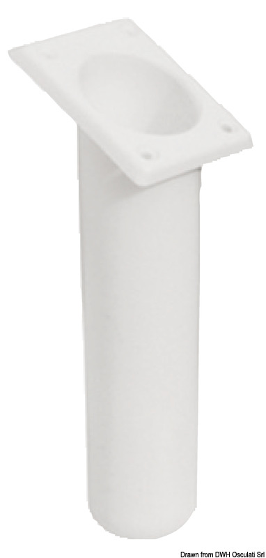 UV-stabilized polyp. rod holder square white 240mm