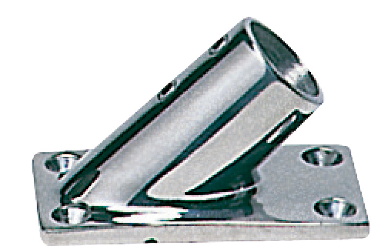 Rectangular fitting 45° 22 mm