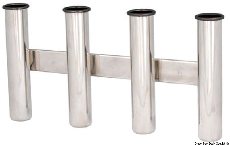 Wall mounting rod holder AISI 316 Nr. 4 rods