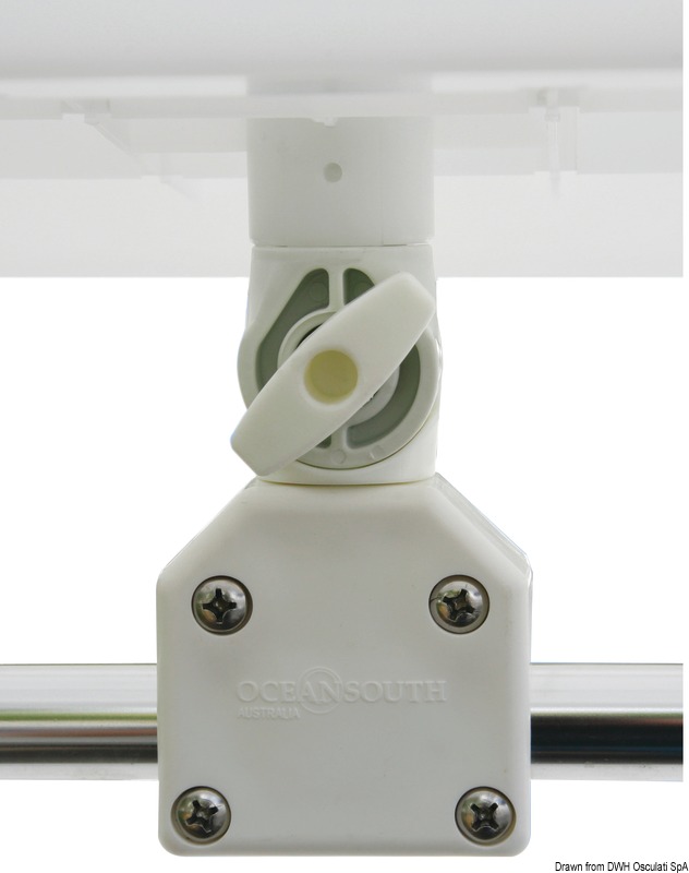 Bait tray to be fitted to 25 mm pulpit rail