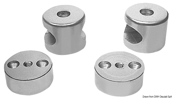 Aluminium oval  handrail terminal