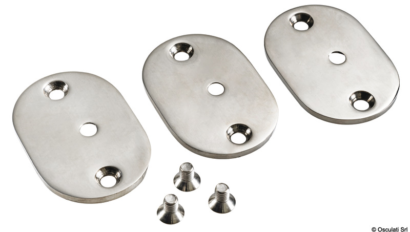 Handrail kit 2 plates + 2 screws