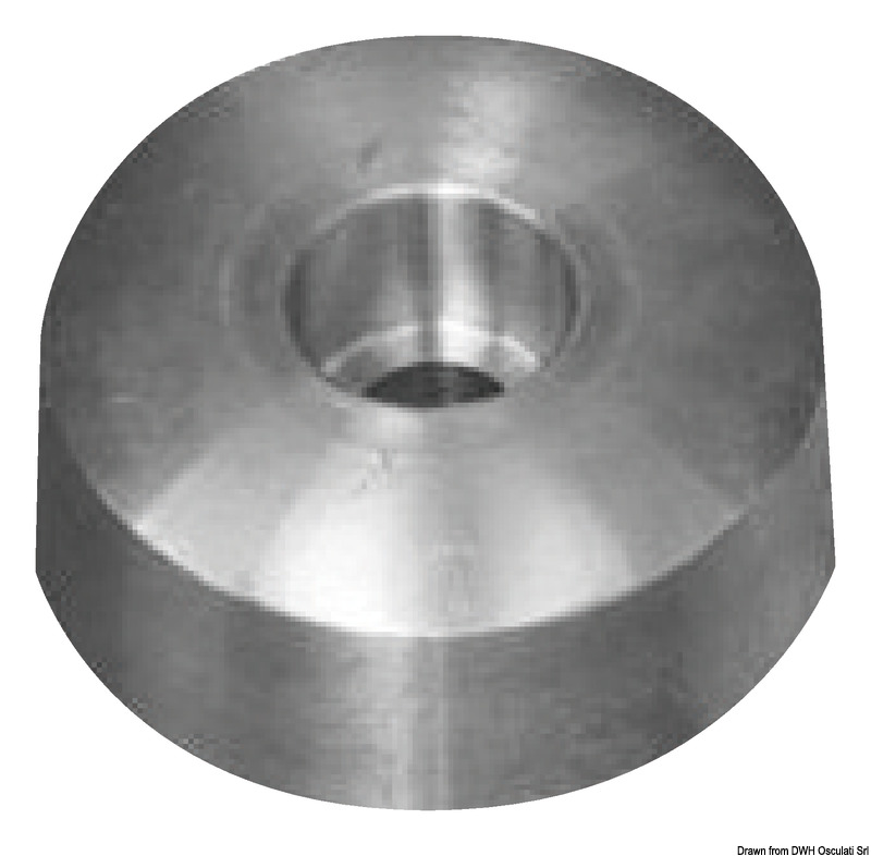 Lateral anode couple for 2 blades propeller