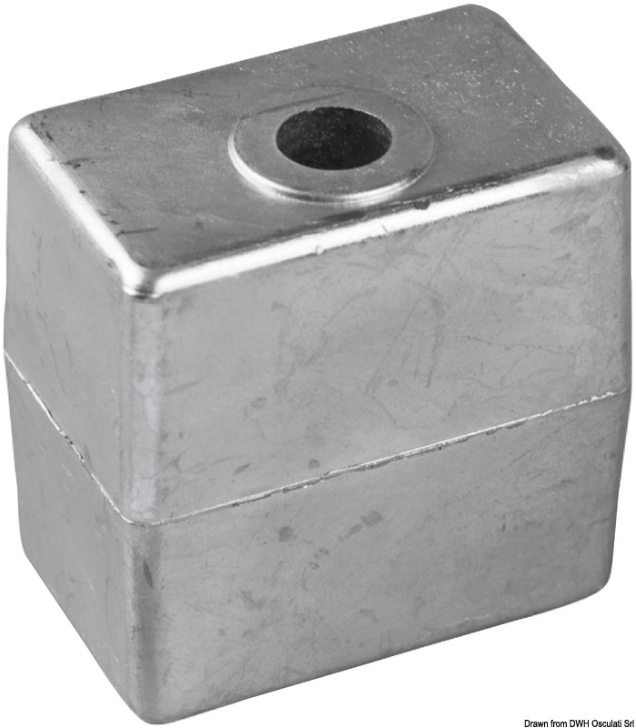 Zinc leg anode 50/200 HP Ø 3/8" x 16
