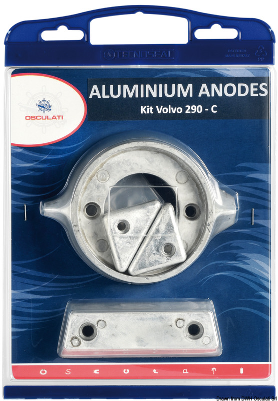 Anode kit for Volvo engines 290 zinc