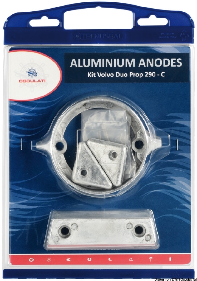 Magnesium anode kit Volvo 290 DP