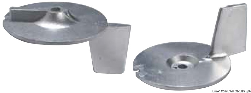 Fin anode for outboard engines 18/25 HP