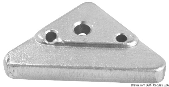 DPX leg aluminium anode