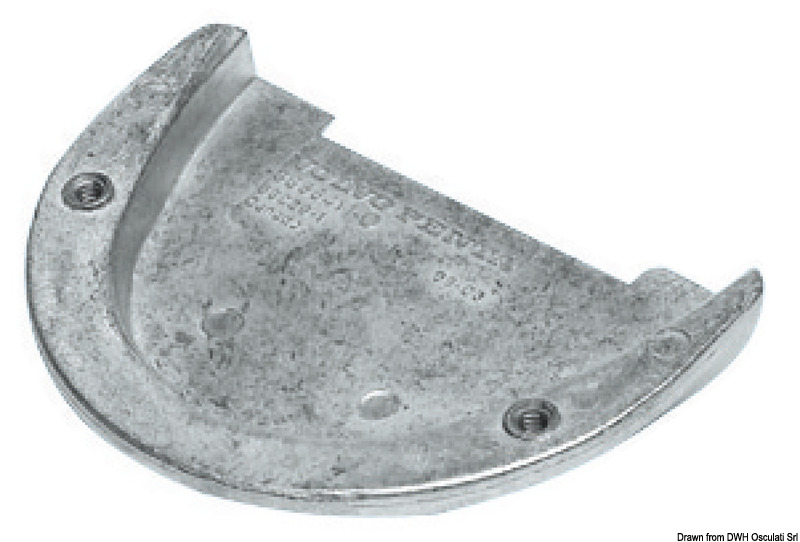 Zinc leg anode Duo Prop