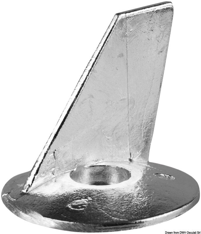 Fin anode for 25/50 HP