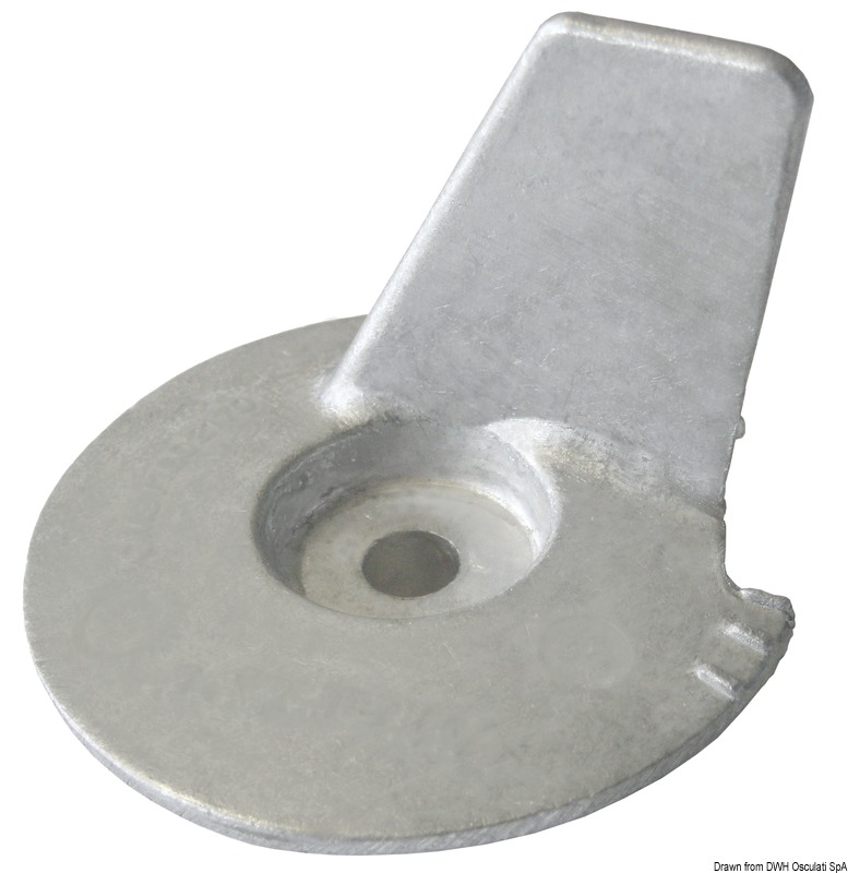 Aluminum anode Tohatsu 8/20 HP - 4-stroke