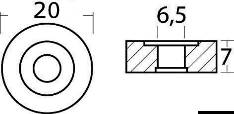 Magnesium ring anode Suzuki outboard eng. 4/300 HP