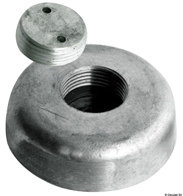 Hidden mounting zinc anode Ø 120 mm