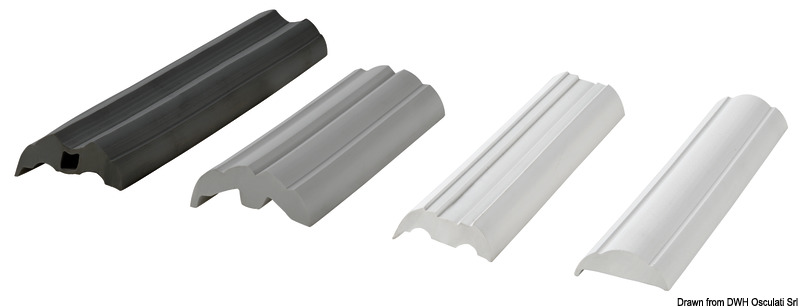 White PVC base for fender profile 35 flared