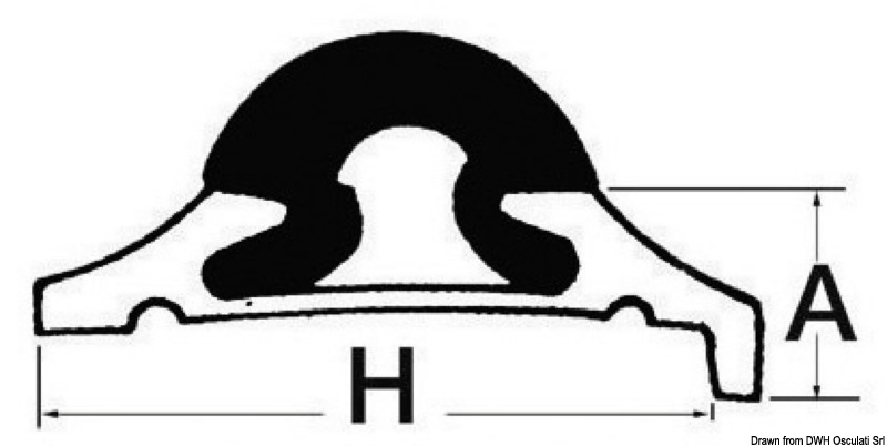 Black PVC insert for 44.485.65