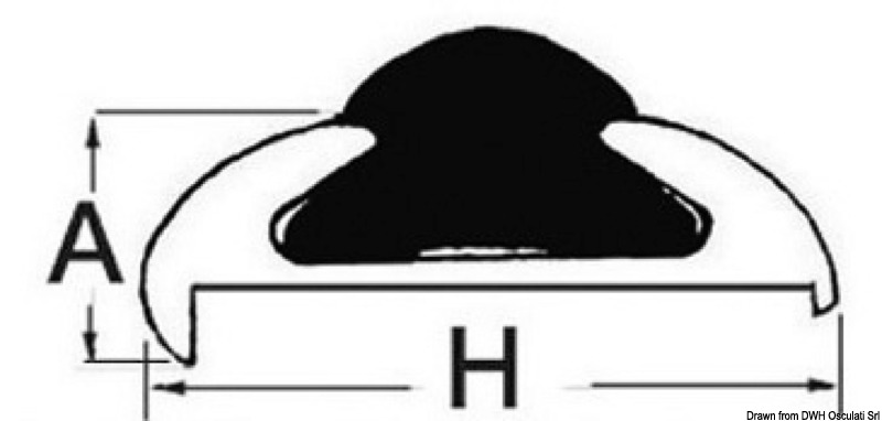 Black PVC insert for 44.486.10