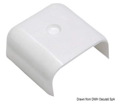 White plastic matching terminal for 44.485.10