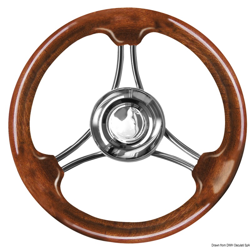 Steering wheel mahogany 350 mm