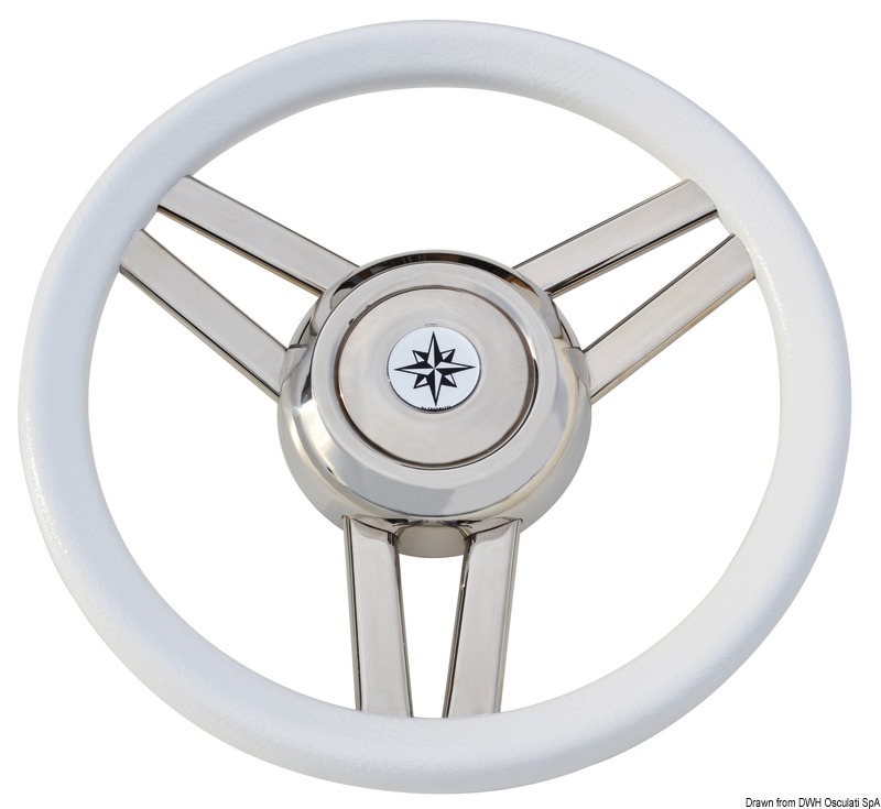 Magnifico steering wheel 3-spoke Ø 350 mm white