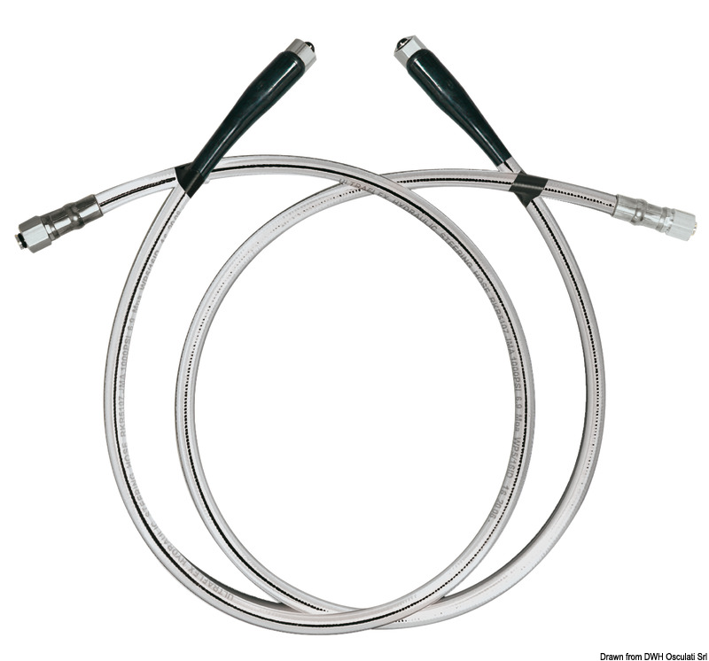 Pair of SILVER STEER high-pressure hoses 5.5 m