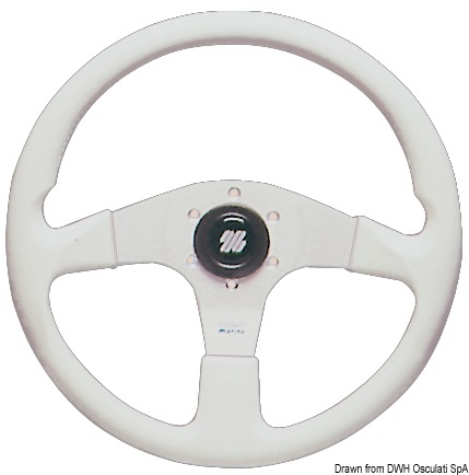 ULTRAFLEX Corsica steering wheel white 350 mm