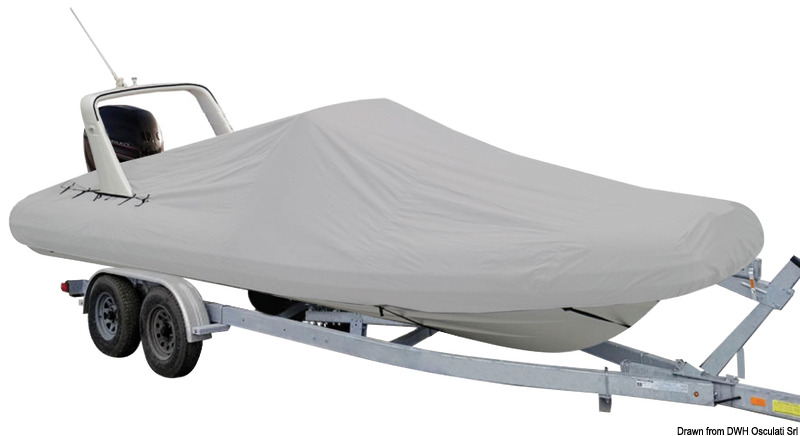 Tailored tarpaulin for dinghies 600/630 cm