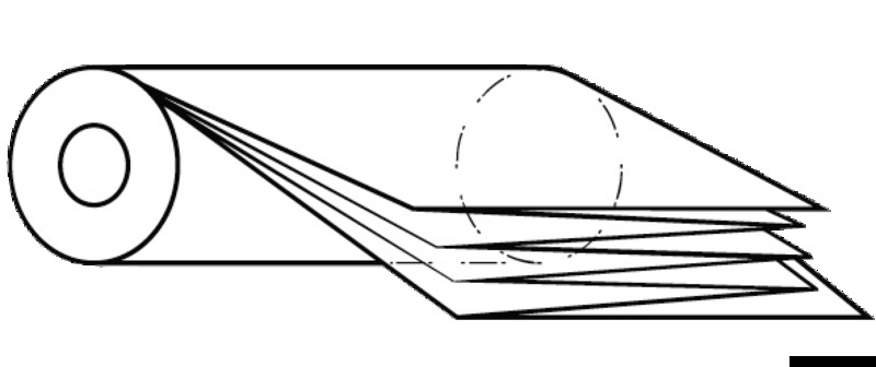 Shrink film PE white UV 0,20 x 1200 mult.bend L=50