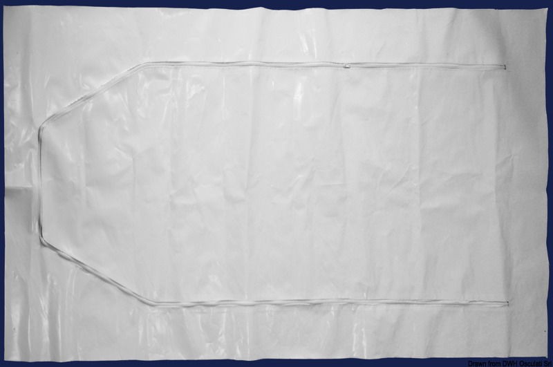 Polyethylene door zip fastening 1750x750 mm