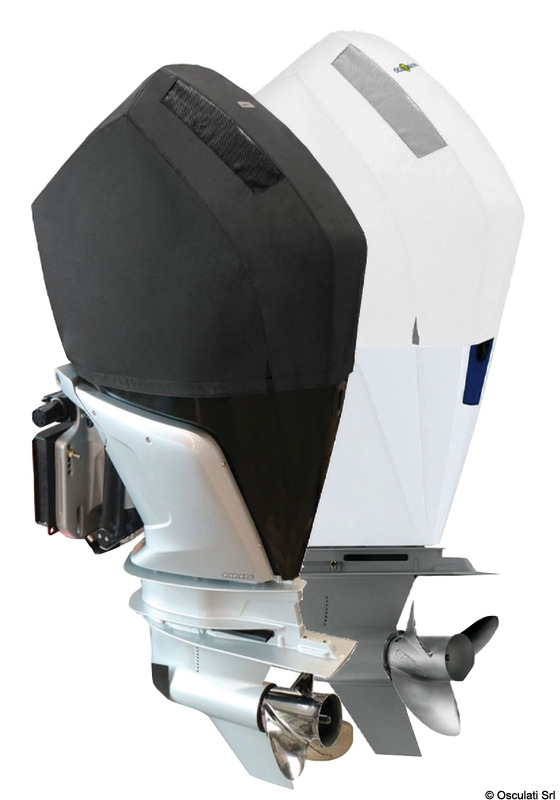 OCEANSOUTH White vented cover f.MERCURY engine V8 4.6L