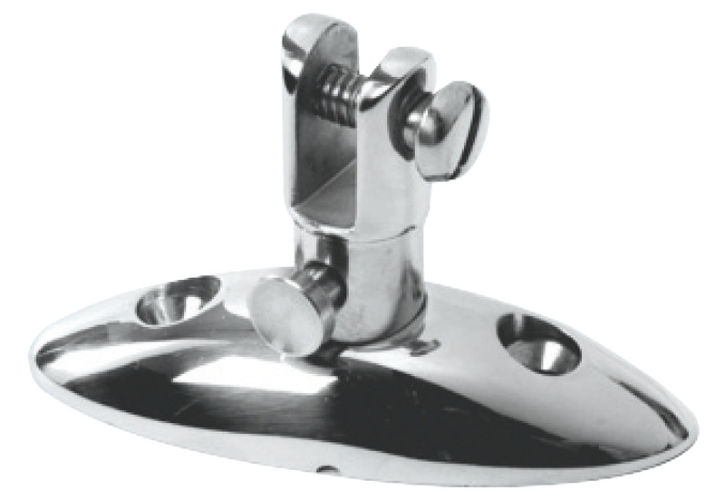 Base w/removable snap fork Ø 22/25 mm pipe